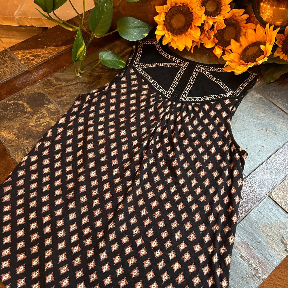 Lucky Brand Embroidered BoHo top (NEW) - Picture 10 of 15